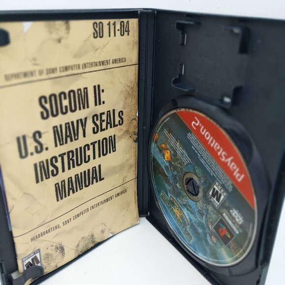 Playstation 2 PS2 SOCOM II Greatest Hits U.S. Navy Seals - Picture 5 of 8